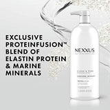 Nexxus Clean and Pure Conditioner, With ProteinFusion, Nourished Hair Care Silicone, Dye And Paraben Free 33.8 oz