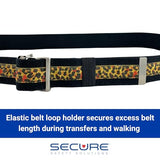 Secure 72 Inch Transfer and Walking Gait Belt for Seniors with Metal Buckle and Loop - Medical Gate Standing Assist Aid for Elderly Patients, Physical Therapy, Nurse, Caregiver, Therapist