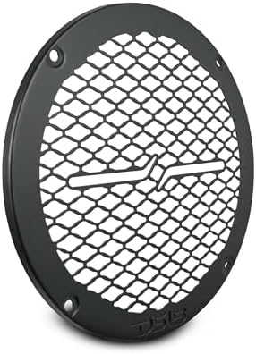 DS18 PRO-GRILL6MS/BK PRO 6.5" Slim Metal Mesh Speaker Grill - Universal Fit 6.5 inches - Protective Speaker Cover Mesh - Protect Your Speakers - Black - Each