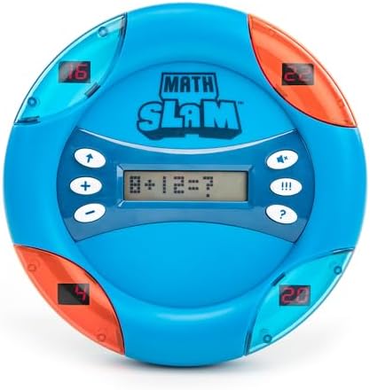 Educational Insights Math Slam Digital Math Game - Educational Games for Kids Ages 5+, Handheld Electronic Math Game for Kids