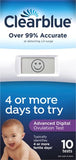 Clearblue Advanced Digital Ovulation Test, Home LH Ovulation Test Kit, 10 Ct