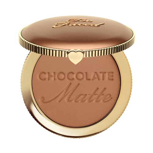 Too Faced Chocolate Soleil Matte Bronzer | Long Lasting + Cruelty Free, 0.28 oz.
