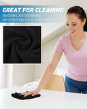 WEAWE Microfiber Cleaning Cloth-50Pcs (13x13 inch) 2100 Series Ultra Soft Highly Absorbent Rags for Cleaning, Reusable and Lint Free Cleaning Towels for Housekeeping-Machine Wash (Black)