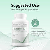 Theralogix Prostate SR Saw Palmetto & Beta-Sitosterol Supplement - Supports Healthy Urinary Tract Function in Men* - 90-Day Supply - NSF Certified - 180 Softgels