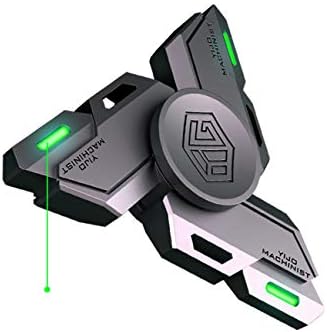 Fidget Spinners, Spinner Gifts for Adults and Kids, Stress Anxiety ADHD Relief Figets Toy, Metal Finger Hand Toy with Luminous Light, Absorb Solar Light Then Release in Dark