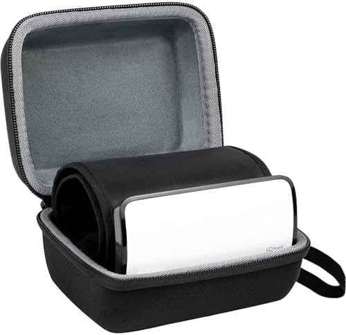 co2CREA Hard Case Replacement for OMRON Evolv Bluetooth Wireless Upper Arm Blood Pressure Monitor BP7000 HEM-7600T-BK (Black Case)