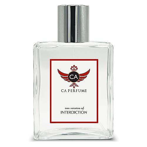 CA Perfume Impression of Interdiction For Women Replica Fragrance Dupes Eau de Parfum Spray Bottle 3.4 Fl Oz/100ml-X1