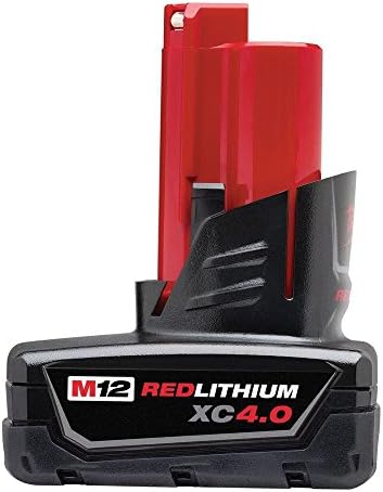 Genuine Milwaukee 48-11-2440 New M12 12v Red Lithium XC 4.0 Ah Battery