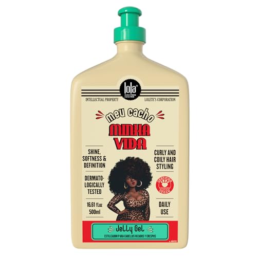 Lola from Rio – Curl Defining Hair Gel for Curly Hair – Frizz Control Styling Gel for Women – Natural Moisturizing Curl Gel for Long-Lasting Curls, 16.91 Fl Oz