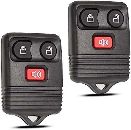 Key Fob Keyless Entry Fits for Ford F150 F250 F350 Explorer Expedition 1998-2016 / Ranger Escape Edge E150 Freestar/Lincoln Navigator Mazda 3 Button Remote Control Replacement CWTWB1U345