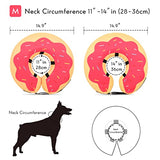 MIDOG Dog Cone, Soft Cone for Dogs After Surgery, Pet Inflatable Collar Protective Recovery Donut Collar to Prevent Pets from Touching Stitches, Wounds, and Rashes - DeepRed,M