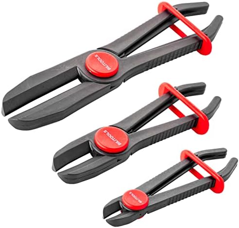 BILITOOLS Hose Pinch Off Pliers Clamp Pliers Plastic Straight for Flexible Fuel Line Radiator Coolant Brake Line Hoses Clamp etc