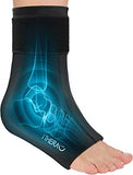 iTHERAU Ankle Ice Pack Wrap for Swelling, Plantar Fasciitis, Foot Pain Relief, Ankle Brace Gel Cold Packs for Injuries Reusable, Hot Cold Compress Therapy for Achilles,Tendonitis