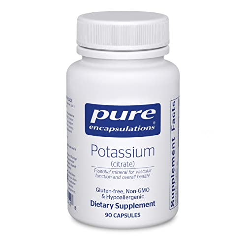 Pure Encapsulations Potassium Citrate - Essential Electrolyte - 90 Capsules