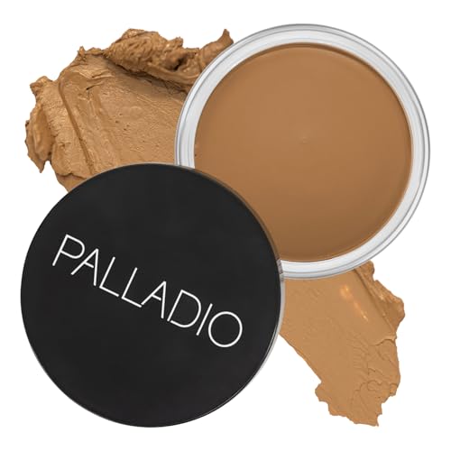 Palladio Cream Bronzer for Face & Skin, Creates a Sun Kissed Glow, Infused with Aloe & Cocoa Butter, Buildable Coverage, Vegan Formula, Cruelty Free, Suitable for All Skin Types, (Cinnamon Spice)