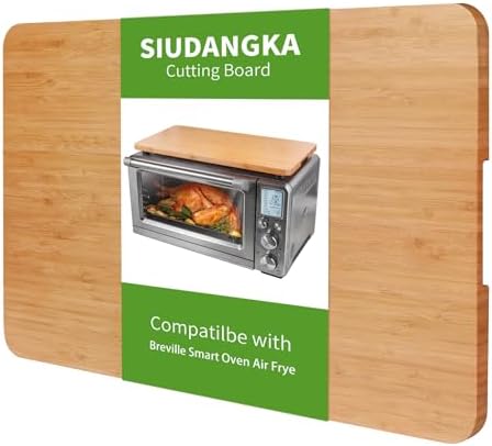 Cutting Board for Breville Smart Oven Air Fryer Pro BOV900BSS, Accessories for Breville Toaster Oven Heat Resistant Cutting Board, Crate Extra Storage, Protects Toaster Oven Surfaces
