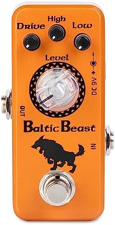MP-308 Baltic Beast Overdrive Guitar Effect Pedal Classical Mini Pedal with True Bypass