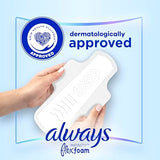 Always Infinity Feminine Pads for Women, Size 2, 96 Count, Heavy Flow Absorbency, with Wings, Unscented 32 Count (Pack of 3)