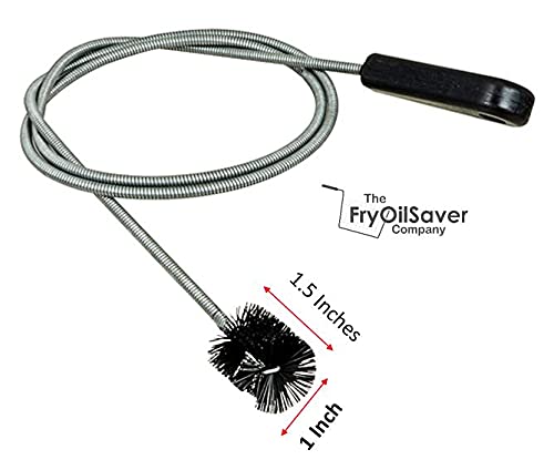 48" Flexible Long Sink Drain Tool, AC Drain Line Cleaner Tool, AC Clog Remover, Sink Clog Remover, AC Drain Cleaner Brush, Heavy Duty Sink Drain Clog Remover Cleaning Tool by FryOilSaver Co. #B313C