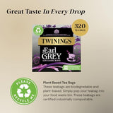 TWININGS Earl Grey Out Classic Blend 80 TeaBags