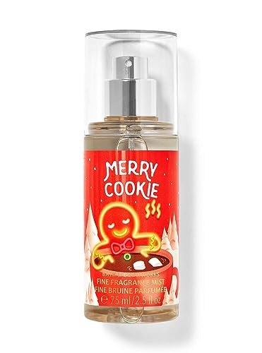 Bath & Body Works Fine Fragrance Mist Travel Size Mini Purse Spray 2.5 Ounce (Merry Cookie)