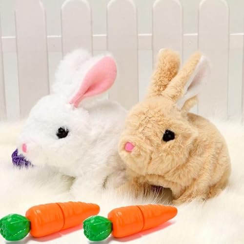 Bunby - My Realistic Bunny Toy, Interactive Bunny Realistic Bunny - Jumping, Twitching, and Shaking Ears, Bunny Realistic Bunny Toy, Bunbi Realistic Bunny, Realistic Bunny Toys