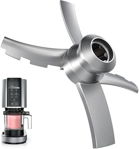 Replacement Paddle Blade Compatible with Ninja Creami NC300 Series Ice Cream Makers, Paddle Blade Replacement for Ninja NC299AMZ NC300 NC301 CN305A, Replacement for Ninja Creami Blade