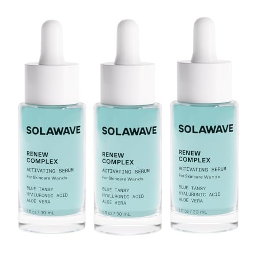 Solawave Renew Complex Serum for Face & Neck | Boost the Effects of Solawave Facial Wand | Red Light Therapy for Face & Microcurrent Facial Device for Anti-Aging & Skin Tightening | Solawave Original