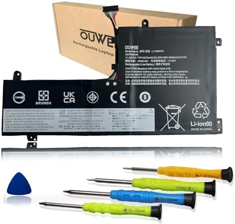 L17M3PG1 Laptop Battery Compatible with Lenovo Legion Y530-15ICH Y7000 2019 1050 Y7000-2019-PG0 Y540-15IRH-PG0 Y7000P Series Notebook L17L3PG1 L17M3PG3 L17C3PG1 11.25V 52.5Wh