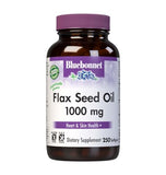 Bluebonnet Nutrition Flax Seed Oil Certified Organic 1000 mg, 250 Softgels