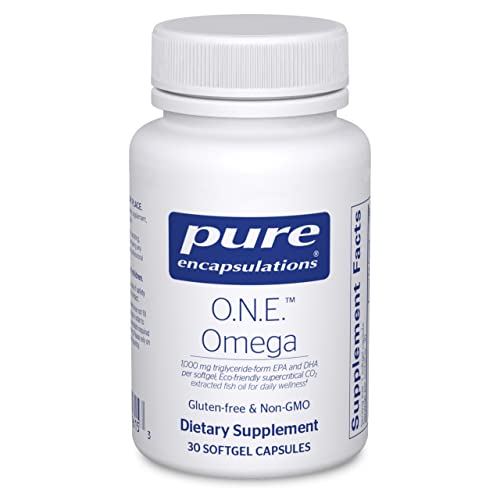 Pure Encapsulations Omega Fish Oil Softgels – 30 Count for Daily Nutritional Support