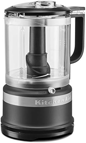 KitchenAid KFC0516BM 5 Cup Whisking Accessory Food Chopper, Black Matte (Renewed)