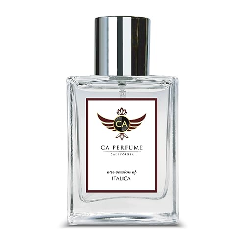 CA Perfume Impression of Italica For Women & Men Replica Fragrance Dupes Eau de Parfum Spray Bottle 1.7 Fl Oz/50ml-X1