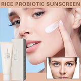 Relief Sun Rice + Probiotics SPF50+ Rice Sunscreen Korean PA++++,Korean Sunscreen SPF 50+ for All Skin Type and UV Defense(50ml) (2pcs)