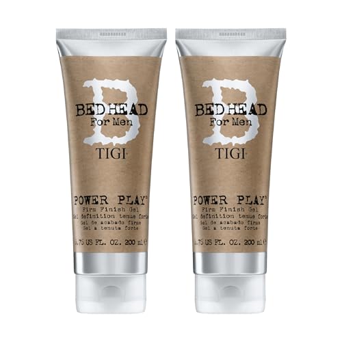 Bed Head for Men by TIGI Power Play Firm Finish Gel 6.76 Oz (Pack of 2)