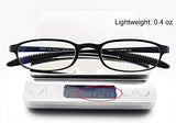 Mcoorn Computer Blue Light Blocking Reading Glasses(Flexible and Lightweight) Plastic Portable Readers (1.5x)