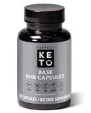 Perfect Keto BHB Exogenous Keto Capsules | Keto Pills for Ketogenic Diet Best to Support Weight Management & Energy, Focus and Ketosis Beta-Hydroxybutyrate BHB Salt Pills, 60 Count (Pack of 1)