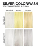 Celeb Luxury Viral Colorwash, Professional Semi-Permanent Hair Color Depositing Shampoo, Extreme Silver