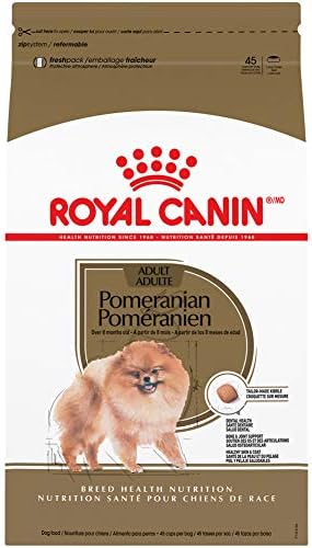 Royal Canin Breed Health Nutrition Pomeranian Dry Dog Food, 10 lb bag