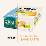 Rise Pea Protein Bar - Vegan Lemon Cashew | Breakfast Bar & Protein Snack 15g Protein Just 3 Whole Food Ingredients Non-GMO Gluten-Free Soy Free