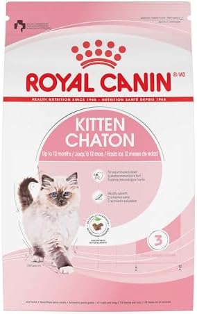 Royal Canin Feline Health Nutrition Dry Kitten Food, Supports Digestive Health, Immune Support and Healthy Energy, 14 lb Bag