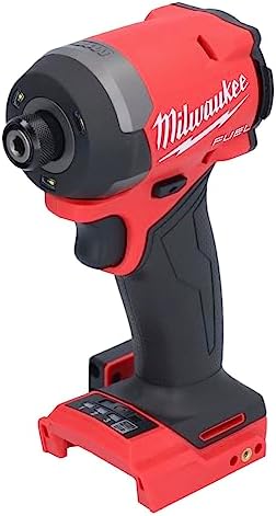 Milwaukee 2953-20 18V Lithium-Ion Brushless Cordless 1/4'' Hex Impact Driver (Bare Tool), Red (Renewed)