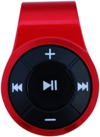 Bluetooth Receiver, Bluebyte Clip Bluetooth 5.0 Audio Receiver for Headphones with MIC for Hands-Free Calling and Music,Bluetooth Wireless Audio Adapter for Music Streaming Sound System.(Red)