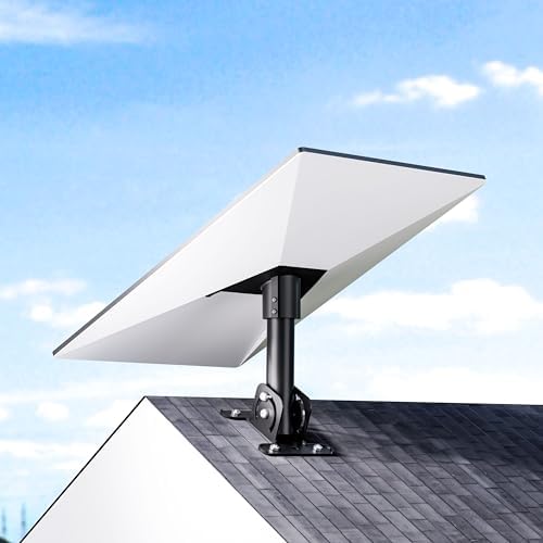 Starlink Generation 3 Heavy Duty Pivot Roof Mount Kit Compatible with Gen3 / V3 Starlink Standard Dish, Long-Lasting & Stable Aluminum Alloy for Outdoor【Include Gen 3 Pipe Adapter for Starlink】