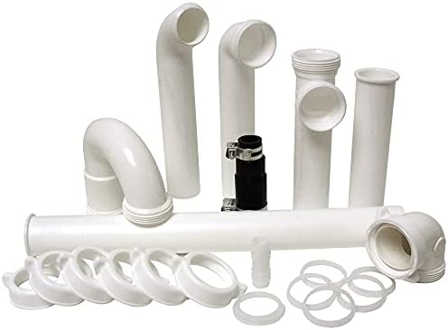Plumb Craft Complete 1 1/2" O.D. Garbage Disposal Installation Kit, White (12 Pack)
