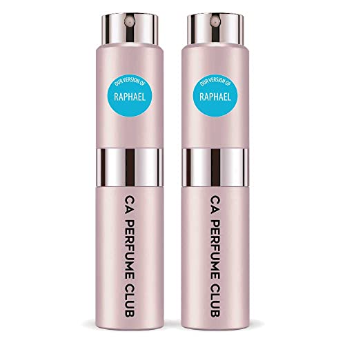 CA Perfume Impression of R. Lauren Raphael For Women Replica Version Fragrance Dupes Concentrated Long Lasting Eau de Parfum Spray Refillable Atomizer Bottle 0.27 Fl Oz-X2