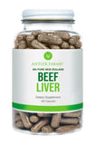 Antler Farms - 100% Pure New Zealand Beef Liver, 180 Capsules, 500mg - Grass Fed, Cold Processed Supplement, Pure and Clean rBGH Free, No Fillers or Additives