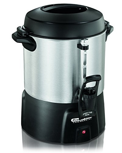 Proctor Silex 45040 40 Cup Brushed Aluminum Coffee Urn, Stainless Steel