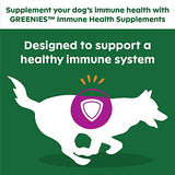 Greenies Immune Health Dog Supplements with an Antioxidant Blend of Vitamin C and E, Chicken-Flavor Soft Chews for Adult Dogs, 40-Count