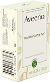 Aveeno Gentle Moisturizing Bar Facial Cleanser with Nourishing Oat for Dry Skin, Fragrance-free, Dye-Free, & Soap-Free, 3.5 oz (Pack of 4)